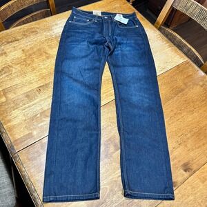 Men's Levi's 505 32x32 Regular Fit Stretch Blue Denim Jeans Classic Straight NWT